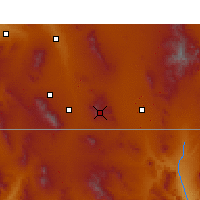 Nearby Forecast Locations - Bisbee - Kaart
