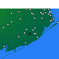 Nearby Forecast Locations - Brazoria - Kaart