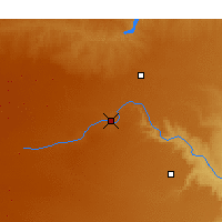 Nearby Forecast Locations - Canyon - Kaart