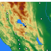 Nearby Forecast Locations - Clearlake - Kaart