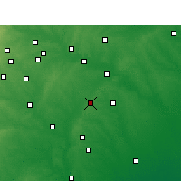 Nearby Forecast Locations - Flatonia - Kaart