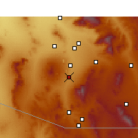 Nearby Forecast Locations - Green Valley - Kaart