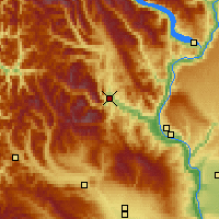 Nearby Forecast Locations - Leavenworth - Kaart