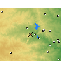 Nearby Forecast Locations - Llano - Kaart