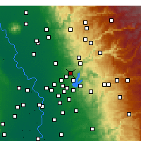 Nearby Forecast Locations - Loomis - Kaart