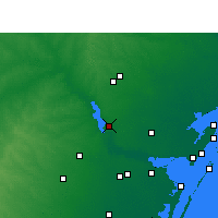 Nearby Forecast Locations - Mathis - Kaart