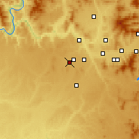 Nearby Forecast Locations - Medical Lake - Kaart
