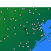 Nearby Forecast Locations - Missouri City - Kaart