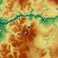 Nearby Forecast Locations - Mount Hood Parkda - Kaart
