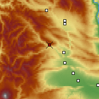 Nearby Forecast Locations - Naches - Kaart