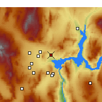 Nearby Forecast Locations - North Las Vegas - Kaart