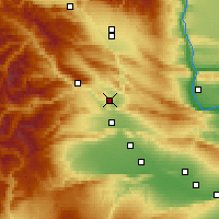 Nearby Forecast Locations - Selah - Kaart