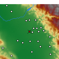 Nearby Forecast Locations - Selma - Kaart