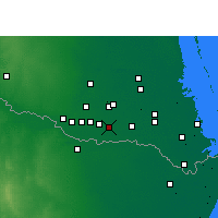 Nearby Forecast Locations - Weslaco - Kaart