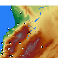Nearby Forecast Locations - Hermel - Kaart