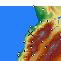 Nearby Forecast Locations - Amioun - Kaart