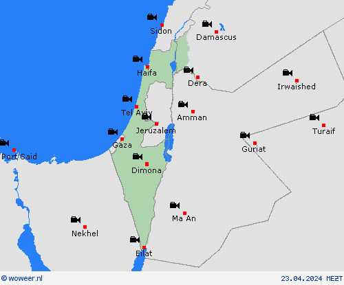 webcam Israël Azië Weerkaarten