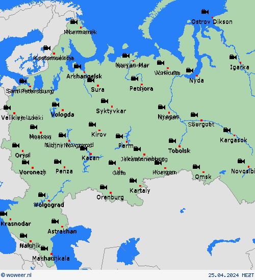 webcam Rusland Europa Weerkaarten
