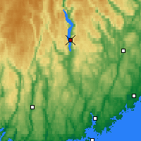 Nearby Forecast Locations - Byglandsfjord - Kaart