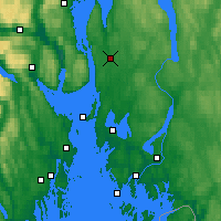 Nearby Forecast Locations - Ås - Kaart