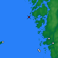 Nearby Forecast Locations - Måseskär - Kaart
