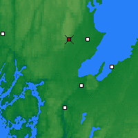 Nearby Forecast Locations - Kroppefjall - Kaart