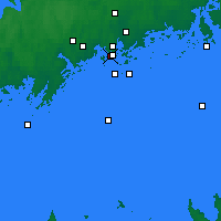 Nearby Forecast Locations - Vanhakaupunki - Kaart