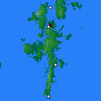 Nearby Forecast Locations - Shetlandeilanden - Kaart