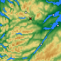 Nearby Forecast Locations - Schotse Hooglanden - Kaart