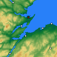 Nearby Forecast Locations - Dornoch - Kaart