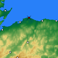 Nearby Forecast Locations - Lossiemouth - Kaart