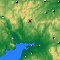 Nearby Forecast Locations - Eskdalemuir - Kaart