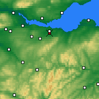 Nearby Forecast Locations - Ingliston - Kaart