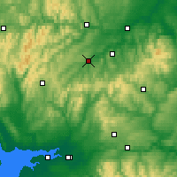 Nearby Forecast Locations - Hawick - Kaart