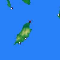 Nearby Forecast Locations - Point of Ayre - Kaart