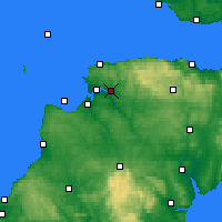 Nearby Forecast Locations - Barnstaple - Kaart