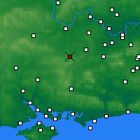 Nearby Forecast Locations - Basingstoke - Kaart