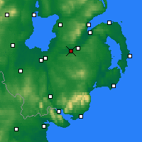 Nearby Forecast Locations - Hillsborough - Kaart