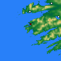 Nearby Forecast Locations - Valentia Is - Kaart