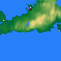 Nearby Forecast Locations - Kópavogur - Kaart
