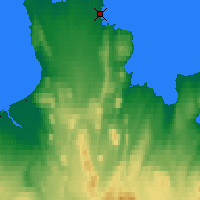 Nearby Forecast Locations - Raufarhöfn - Kaart