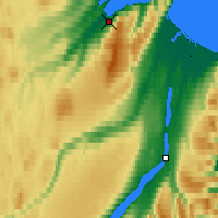 Nearby Forecast Locations - Skjaldthingsstad - Kaart