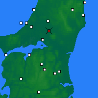 Nearby Forecast Locations - Tylstrup - Kaart