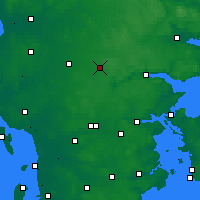 Nearby Forecast Locations - Billund - Kaart