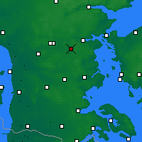 Nearby Forecast Locations - Vamdrup - Kaart
