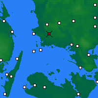 Nearby Forecast Locations - Flakkebjerg - Kaart