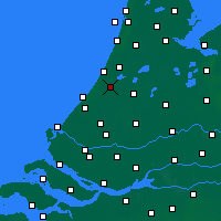 Nearby Forecast Locations - Leiden - Kaart