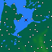 Nearby Forecast Locations - Houtribdijk - Kaart