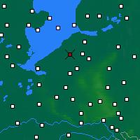 Nearby Forecast Locations - Lelystad - Kaart