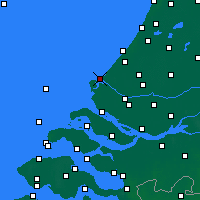 Nearby Forecast Locations - Hoek van Holland - Kaart